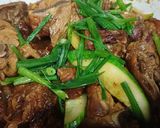 Hình bước làm 2 của món Vịt quay kho dưa leo