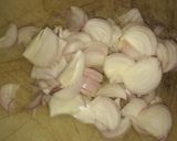 A picture of step 1 of Onion cabbage pakoda.