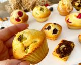 Une image de l'étape 1 de Muffins au yaourt et aux fruits.