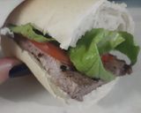 Foto del paso 3 de la receta: Sanguchito rápido de churrasquito de paleta