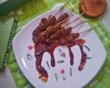 Foto langkah ke 6 dari resep Sate Empuk Saus Kemad.