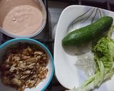 A picture of step 1 of Club sandwich.