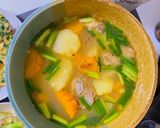 Hình bước làm 4 của món Canh sườn non hầm củ