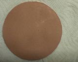 A picture of step 2 of Corn breaded bologna sandwich.
