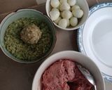 Hình bước làm 3 của món Trứng cút bọc cốm xanh