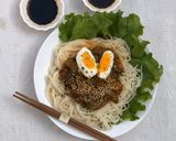Pas rețetă Noodles cu vită și ciuperci 1 fotografie