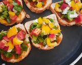 A picture of step 2 of Cheese bread pizza.