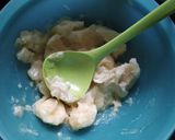 A picture of step 1 of Banana-Coffee Burfi.