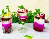 Foto langkah ke 6 dari resep Choco Dragon Fruit Dessert.