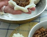 A picture of step 4 of Steamed Rava modak.