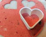 A picture of step 3 of Beetroot chapati with beetroot dip.