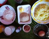 Foto langkah ke 1 dari resep Lumpur Kentang Coklat Topping Keju.