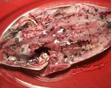 Foto del paso 5 de la receta: Jurel de cola rosada con manto de gambas y almejas