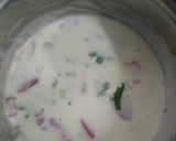 A picture of step 4 of Smoked onion and tomato raita with ciba raita masala.