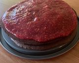 Gluténmentes csoki-málna torta recept fázis 3 fotója