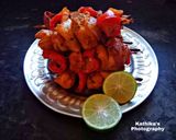 A picture of step 7 of Chicken Tikka Kabab.