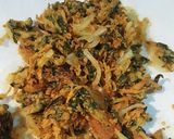 A picture of step 4 of Spinach & onion pakodi/pakora.