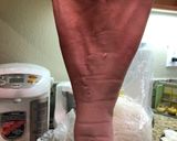Hình bước làm 1 của món Chân giò heo nướng rút xương