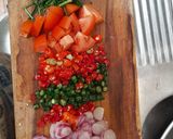 Foto langkah ke 2 dari resep Terong sambal matah.