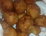 A picture of step 5 of Yam balls.