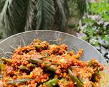A picture of step 6 of Stuffed Bhindi/Masala Bhindi.