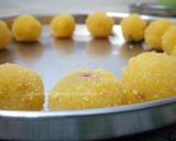 A picture of step 7 of Moong Dal Laddoo without sugar.