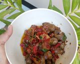 Foto langkah ke 6 dari resep Ati Ampela Kemangi Pedas.