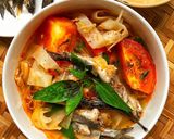 Hình bước làm 6 của món Canh Măng Chua Nấu Cá Ngạnh Nguồn