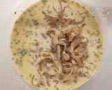 Foto del passaggio 8 della ricetta Farinata di ceci con cipolle fondenti e radicchio