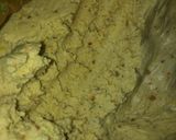 A picture of step 3 of Oaxacan Green Sauce Tamal.