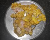 A picture of step 3 of Aatu Moolai Masala or Goat Brain Masala.