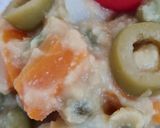 Foto del paso 3 de la receta: Ensalada rusa vegana 🌱 Ensalada de papa, zanahoria y arvejas con "mayonesa" vegana
