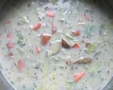 Cozy Cream Chicken & Potato Soup with Black Eyed Pea Flour