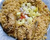 A picture of step 5 of Chicken pulao.