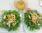 Hình bước làm 3 của món Cá đù rau mầm và sự kết hợp