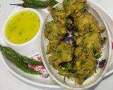 A picture of step 10 of Methi Gota.