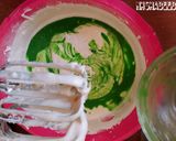 Foto langkah ke 8 dari resep Bolu Lapis Pandan Keju Kukus (double cheese).