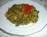 Foto del paso 13 de la receta Paella de espinacas y calamares