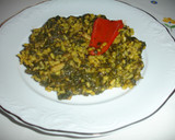 Foto del paso 13 de la receta: Paella de espinacas y calamares