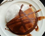 A picture of step 12 of Eggless pancake😍.
