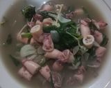Foto langkah ke 6 dari resep Cah Daun Ginseng Cumi Asin.