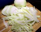 Hình bước làm 1 của món Xu hào xào chay