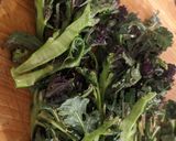 A picture of step 1 of Roasted purple sprouting broccoli.
