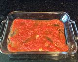 A picture of step 9 of Three Cheese, Spinach and Ham Cannelloni.