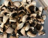 A picture of step 7 of Cod with Mushrooms, Cilantro, and Turmeric.