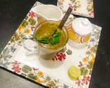 A picture of step 2 of Moringa Powder Tea Recipe 😋.