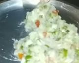 A picture of step 1 of Aloo veg sandwich on tawa.