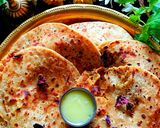 A picture of step 4 of Coconut and dry fruit puran poli.