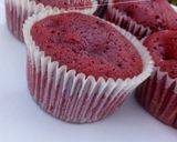 A picture of step 3 of Redvelvet cupcake.