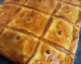 Foto del paso 7 de la receta: Empanada de jamón serrano con pimientos asados y queso de cabra